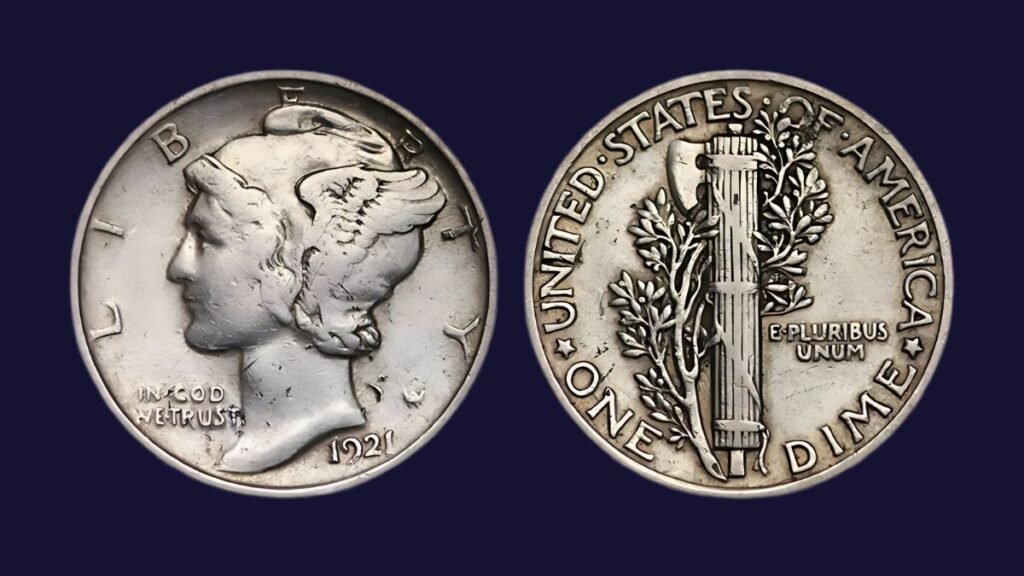 1921 Mercury Dime