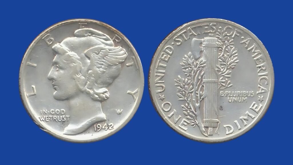 1942_1 Overdate Mercury Dime