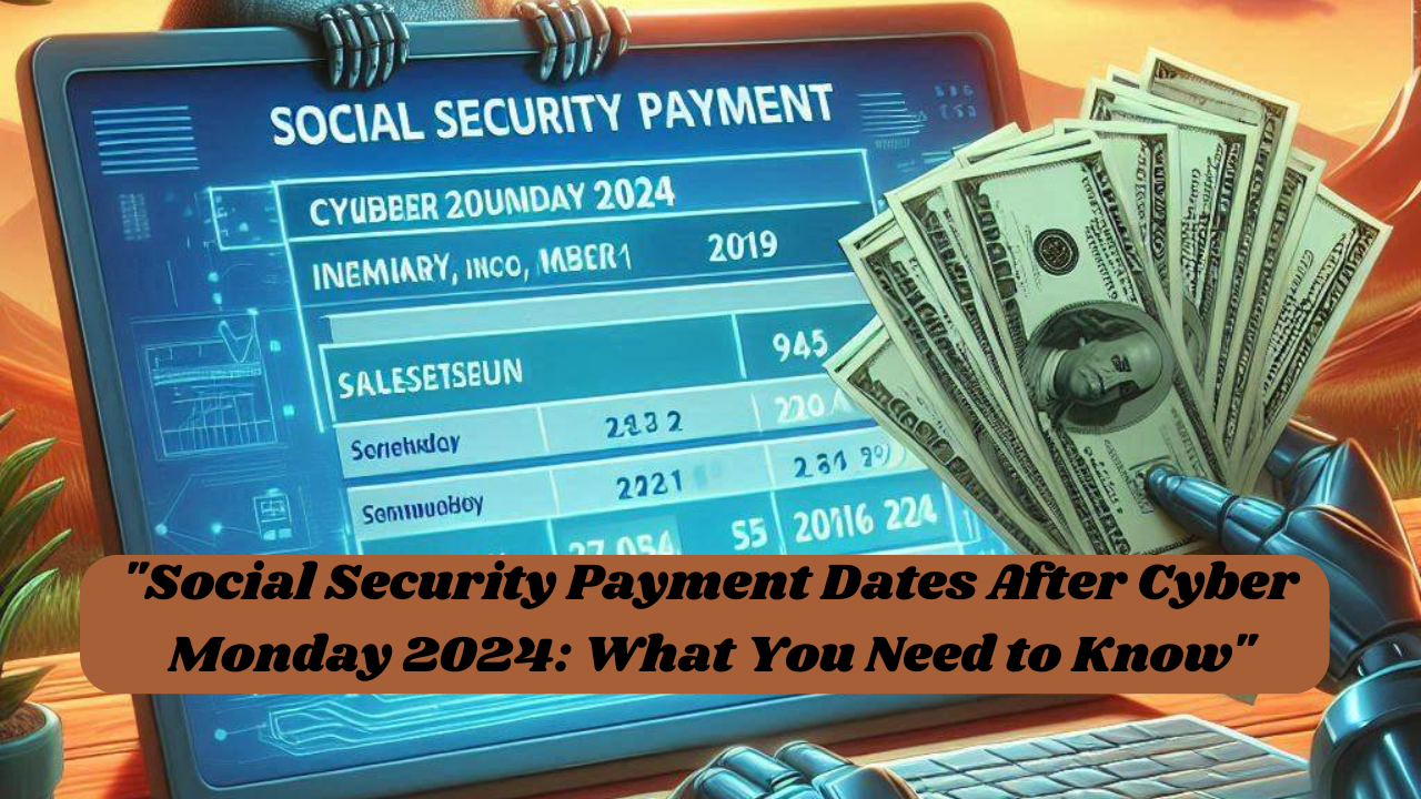 "Social Security Payment Dates After Cyber Monday 2024 What You Need